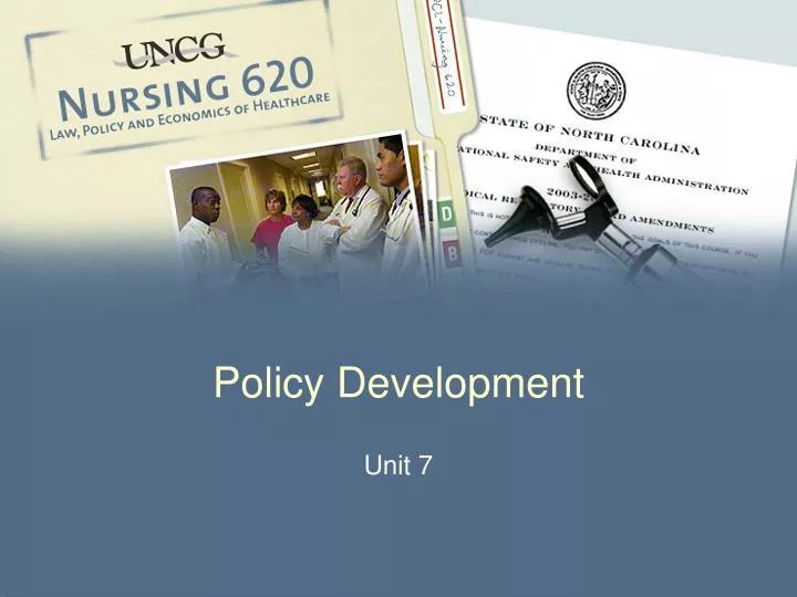 policy development