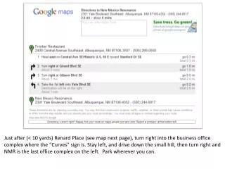 NMR Directions