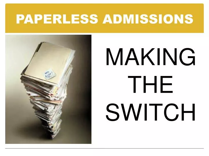 paperless admissions