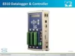 8310 Datalogger &amp; Controller - slide 1