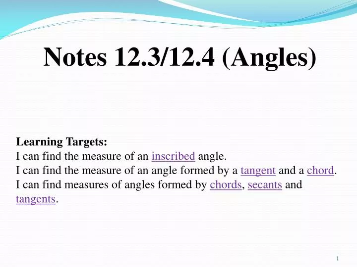 notes 12 3 12 4 angles