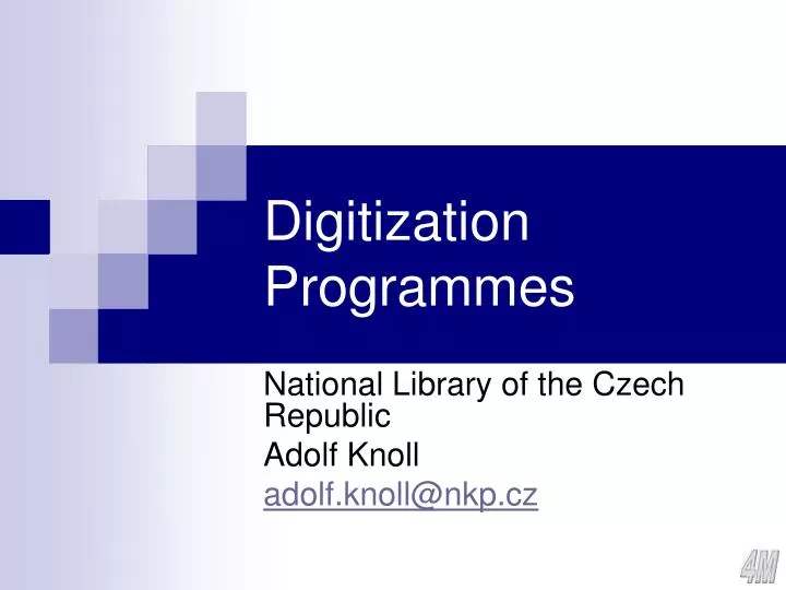 digitization programmes