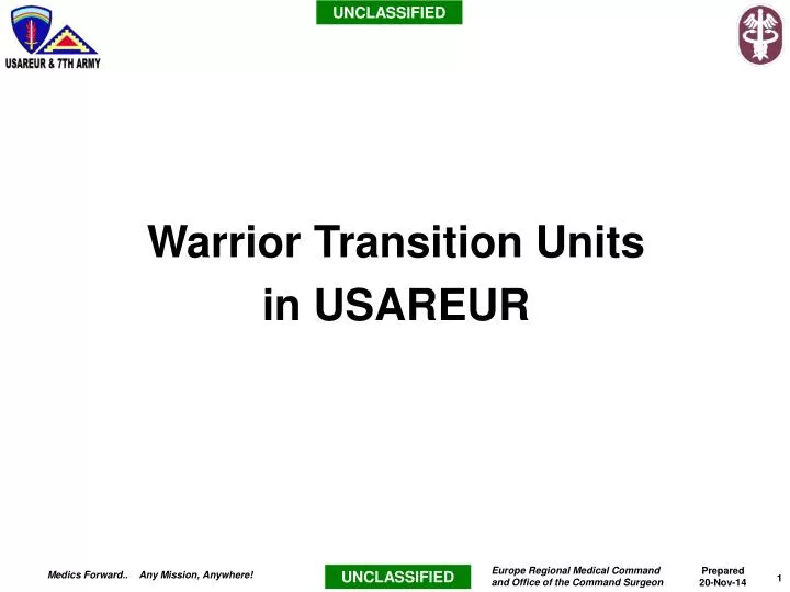 warrior transition units in usareur