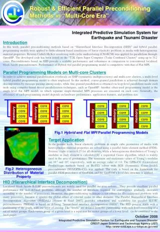 Robust &amp; Efficient Parallel Preconditioning Methods in “Multi-Core Era”