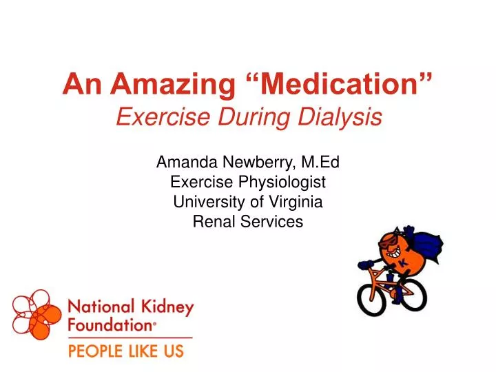 an amazing medication exercise during dialysis