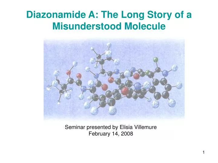 diazonamide a the long story of a misunderstood molecule