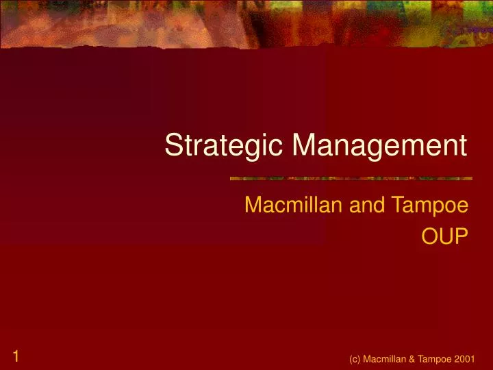 strategic management