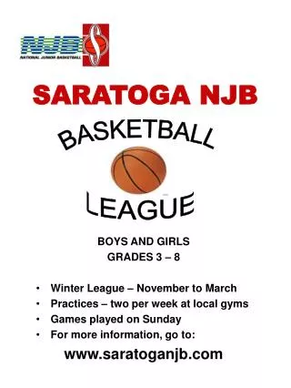 SARATOGA NJB