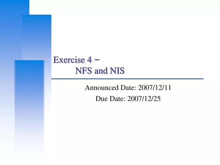 exercise 4 nfs and nis