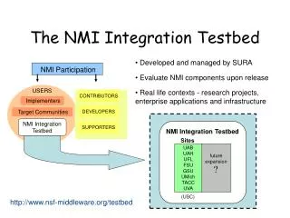 The NMI Integration Testbed