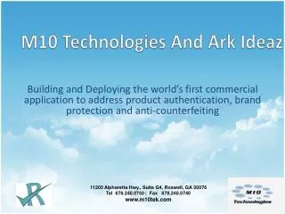 M10 Technologies And Ark Ideaz