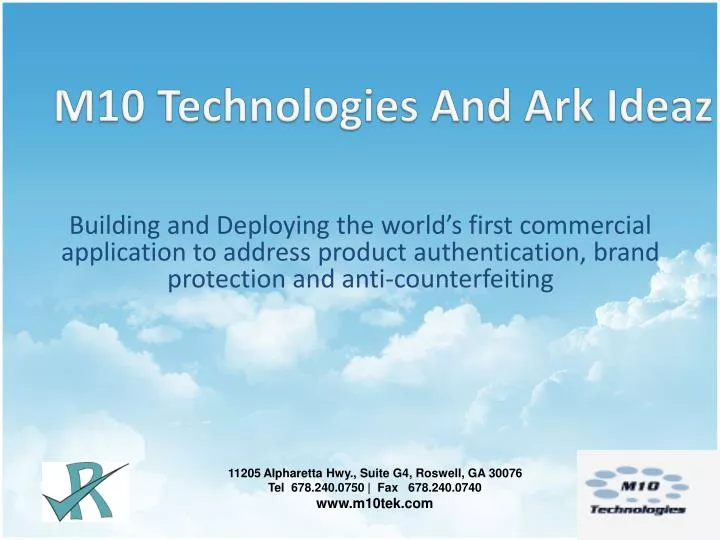 m10 technologies and ark ideaz