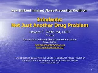 New England Inhalant Abuse Prevention Coalition