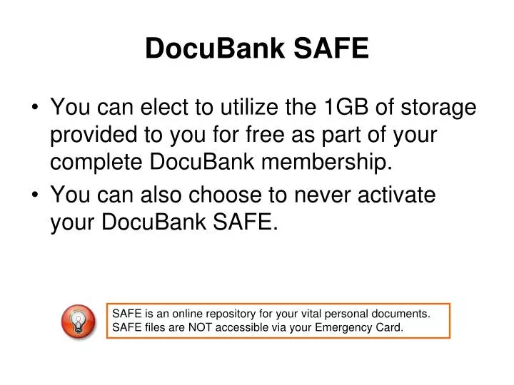 docubank safe