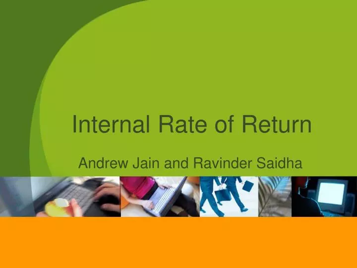 internal rate of return