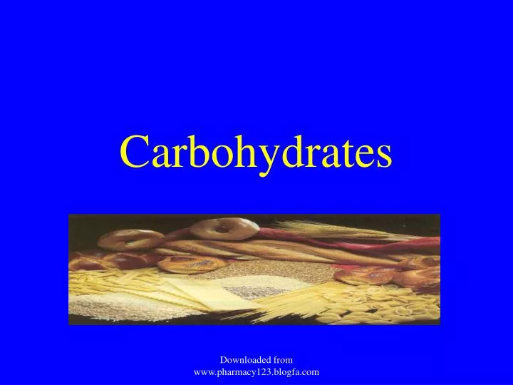 carbohydrates