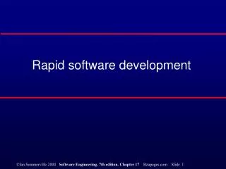 rapid software development