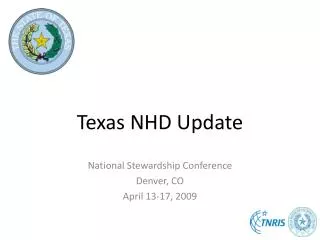 Texas NHD Update