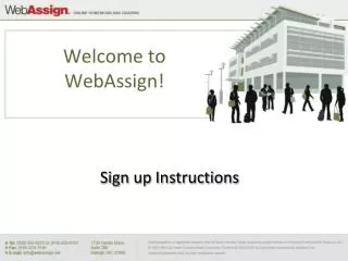welcome to webassign