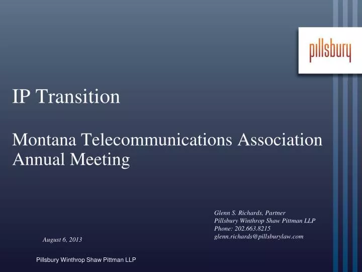 ip transition montana telecommunications association annual meeting
