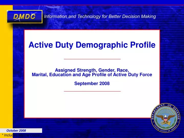 active duty demographic profile