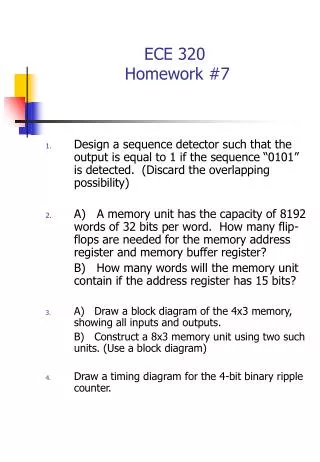 ECE 320 Homework #7