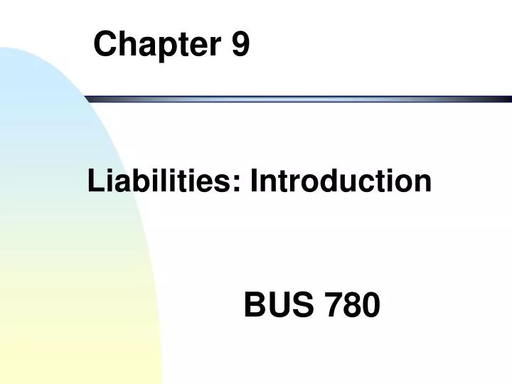 liabilities introduction