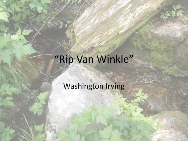 rip van winkle