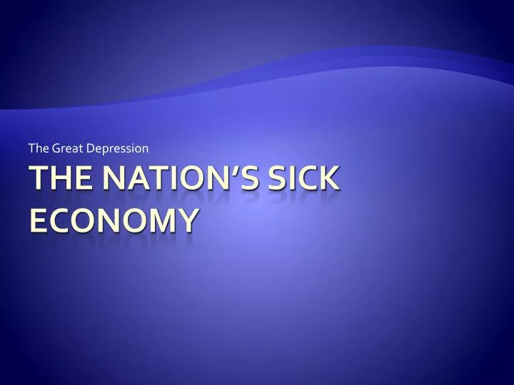 the great depression