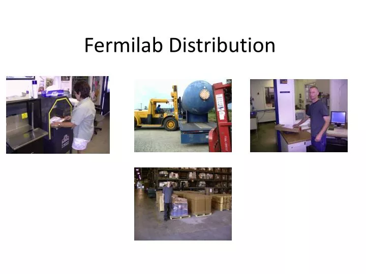 fermilab distribution