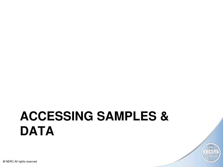 accessing samples data