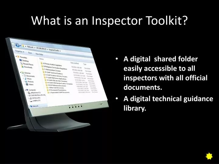 what is an inspector toolkit