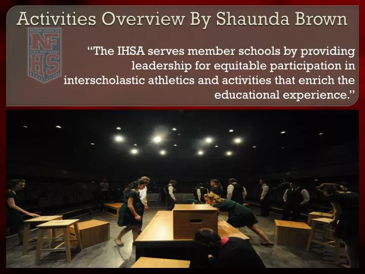 activities overview by shaunda brown