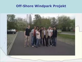 Off-Shore Windpark Projekt Kaliningrad