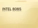 INTEL 8085 - slide 1