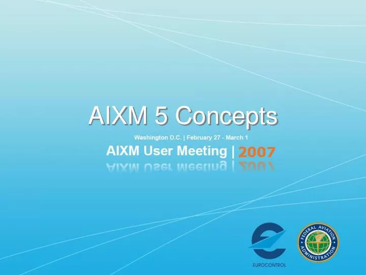 aixm 5 concepts