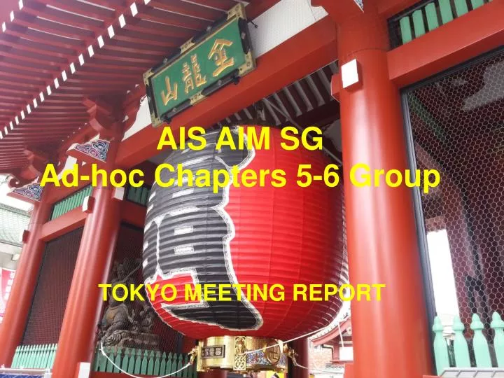 ais aim sg ad hoc chapters 5 6 group