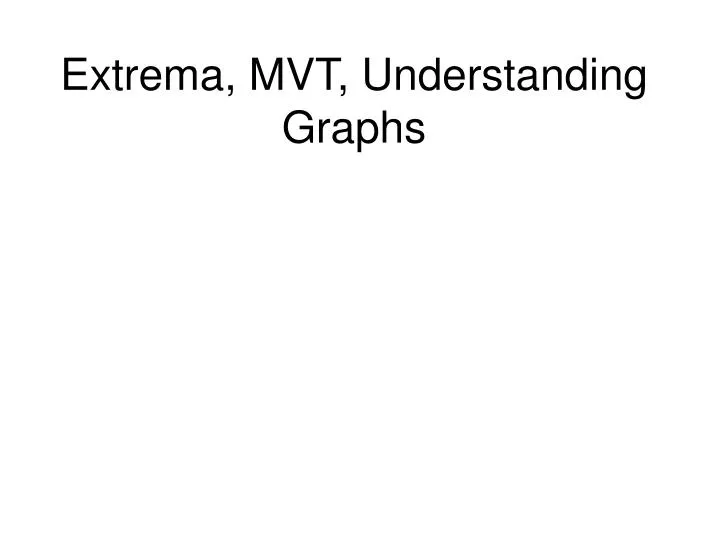 extrema mvt understanding graphs