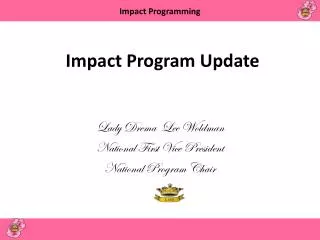 Impact Program Update