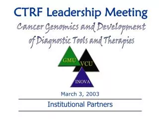 CTRF Leadership Meeting