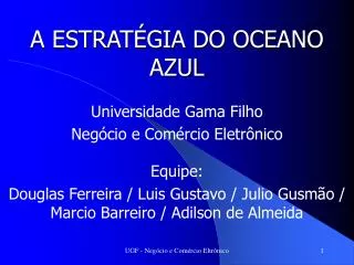a estrat gia do oceano azul