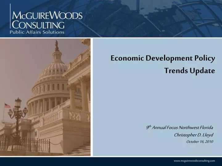 economic development policy trends update