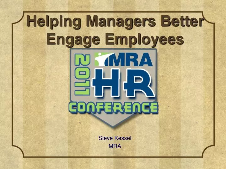 helping managers better engage employees
