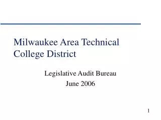 Milwaukee Area Technical College District