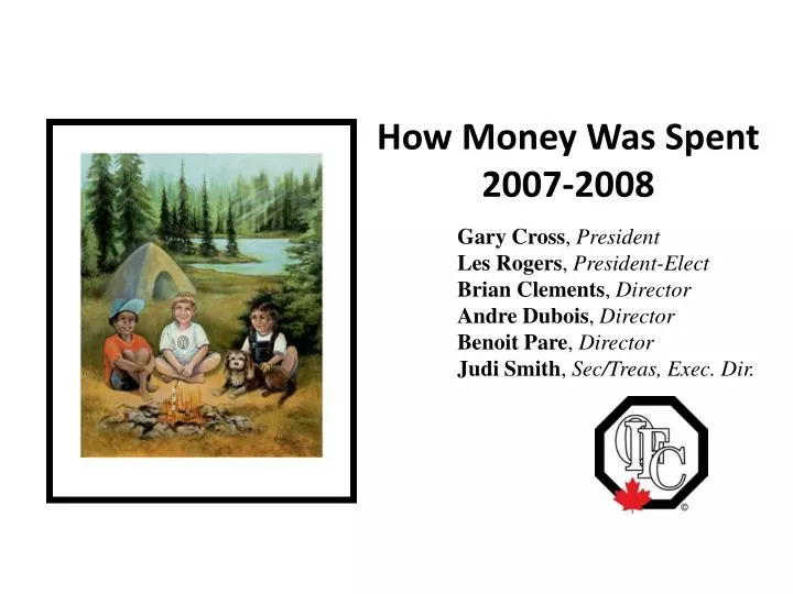 how money was spent 2007 2008