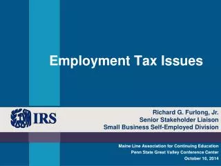 Employment Tax Issues