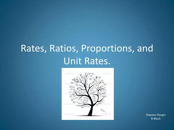 rates ratios proportions and unit rates