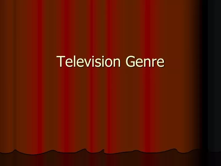 television genre