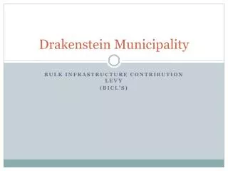 Drakenstein Municipality