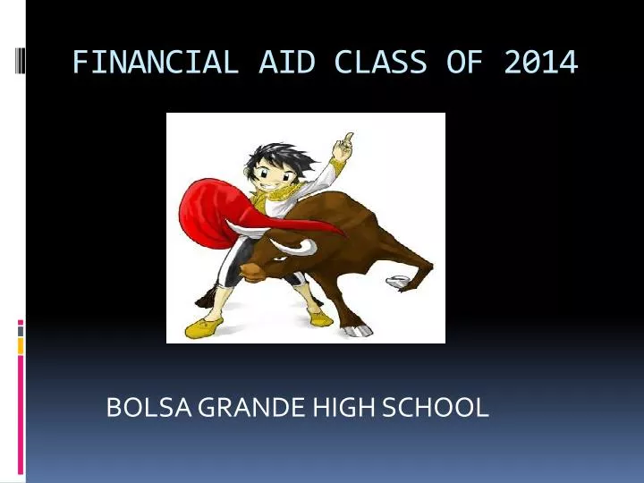 financial aid class of 2014